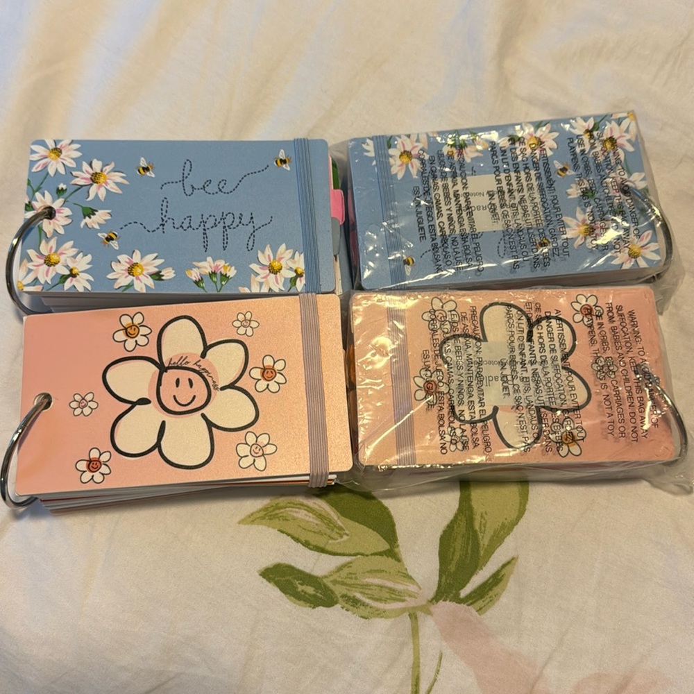 Pack of 4 Vera Bradley Study Buddy Flash Cards
